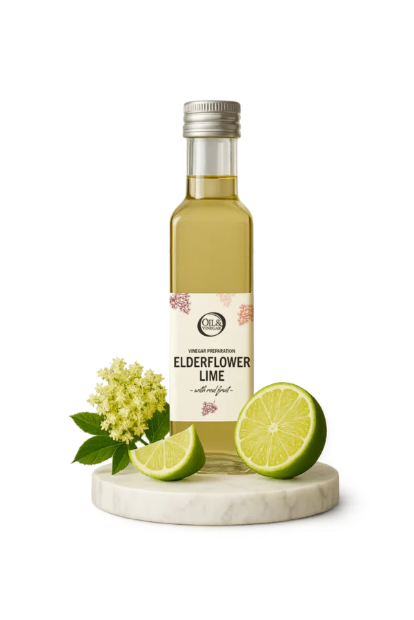 Holunderblüten-Limetten-Agrodolce